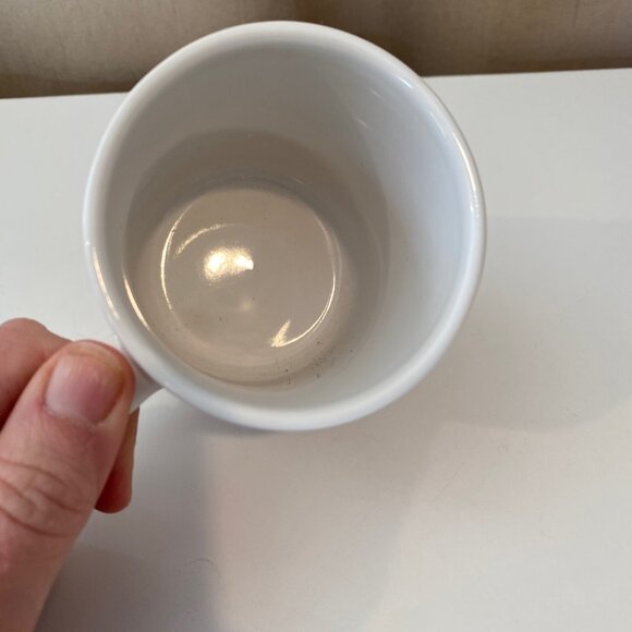 Vintage Raytheon TDWR Radio Station Mug White Ceramic‎ 3.75” - Picture 4 of 5